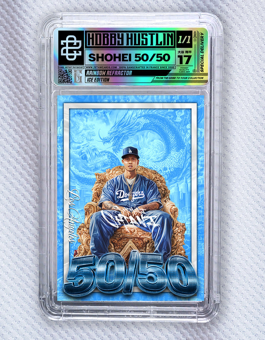 [1of1] SHOHEI 50/50 - RAINBOW REFRACTOR - ICE