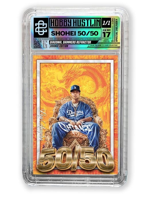 [1of1] SHOHEI 50/50 - D.SHIMMERS REFRACTOR - ORANGE