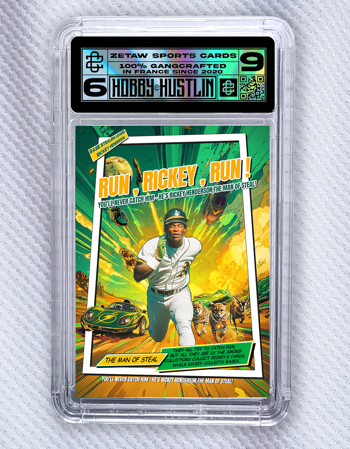 [PRE-ORDER] R. HENDERSON - RUN, RICKEY, RUN ! - /5 + slab